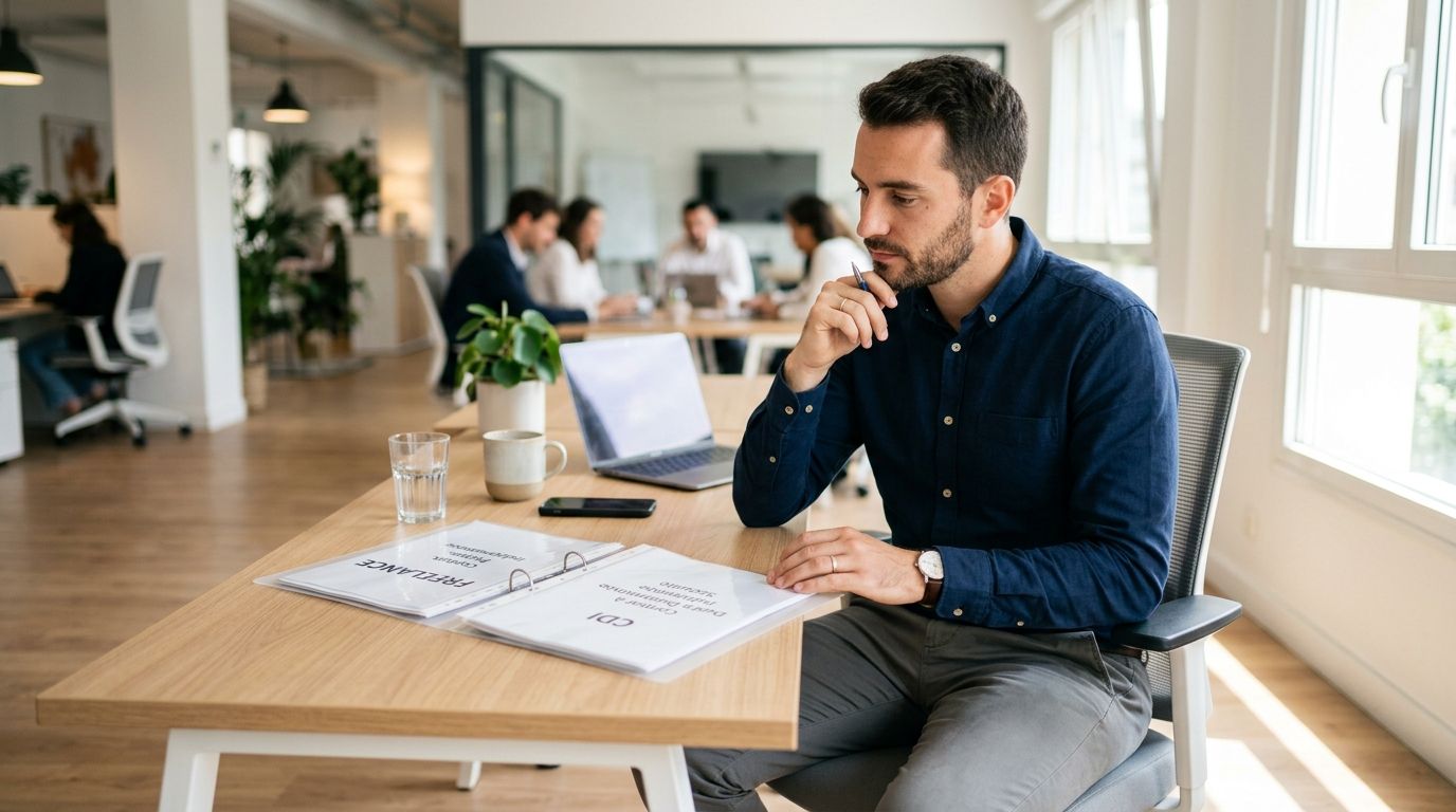 Freelance ou CDI : comment choisir en 2026 ? — illustration article Candidatop