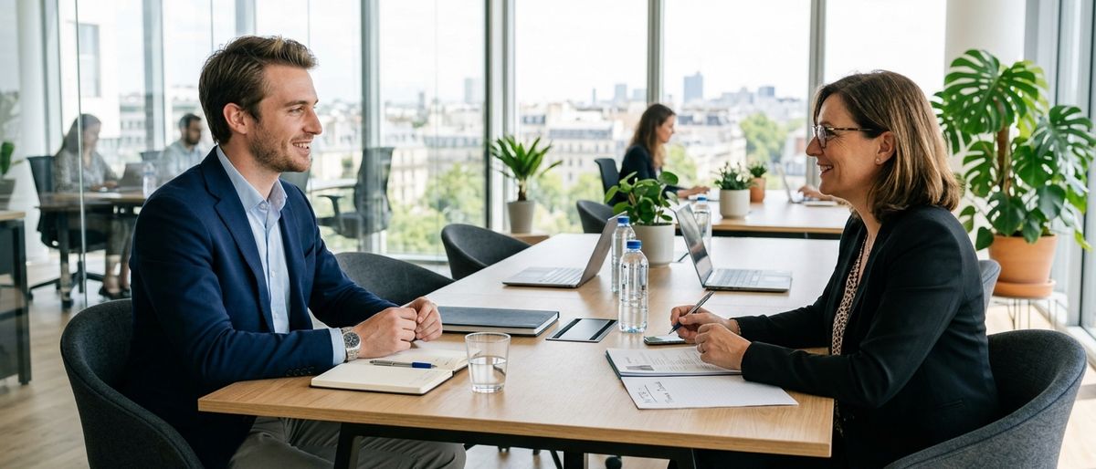 Entretien d'embauche : 10 questions pièges et leurs réponses — illustration article Candidatop
