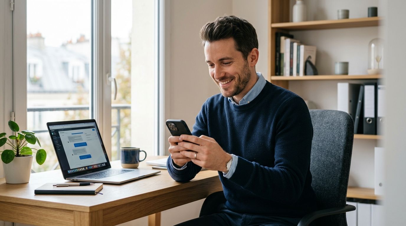 Première prise de contact recruteur : quoi répondre — illustration article Candidatop
