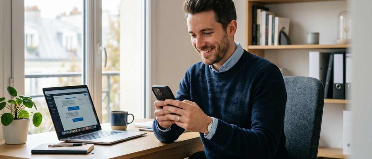 Première prise de contact recruteur : quoi répondre — illustration article Candidatop