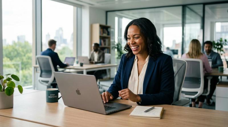 Candidat professionnel analysant les recommandations de l'intelligence artificielle pour son CV