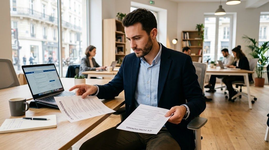CV chronologique vs fonctionnel : lequel choisir en 2026 ? — illustration article Candidatop