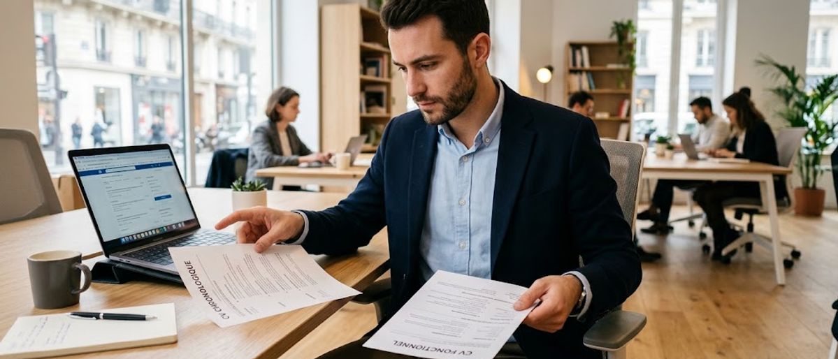 CV chronologique vs fonctionnel : lequel choisir en 2026 ? — illustration article Candidatop