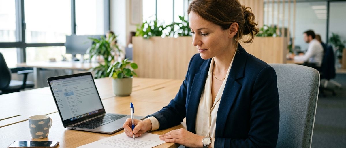 Lettre de démission : quittez sans brûler les ponts — illustration article Candidatop