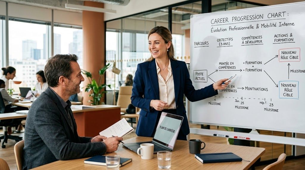 Mobilité professionnelle : changer de poste sans changer d'entreprise — illustration article Candidatop
