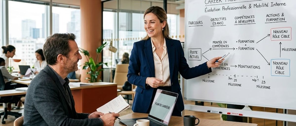 Mobilité professionnelle : changer de poste sans changer d'entreprise — illustration article Candidatop