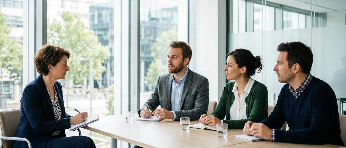 Entretien collectif : comment se démarquer en groupe — illustration article Candidatop