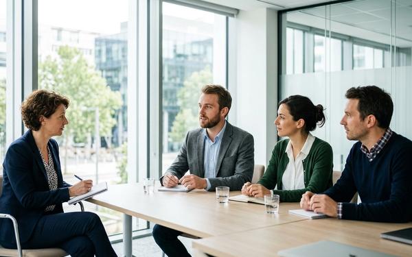 Entretien collectif : comment se démarquer en groupe — illustration article Candidatop