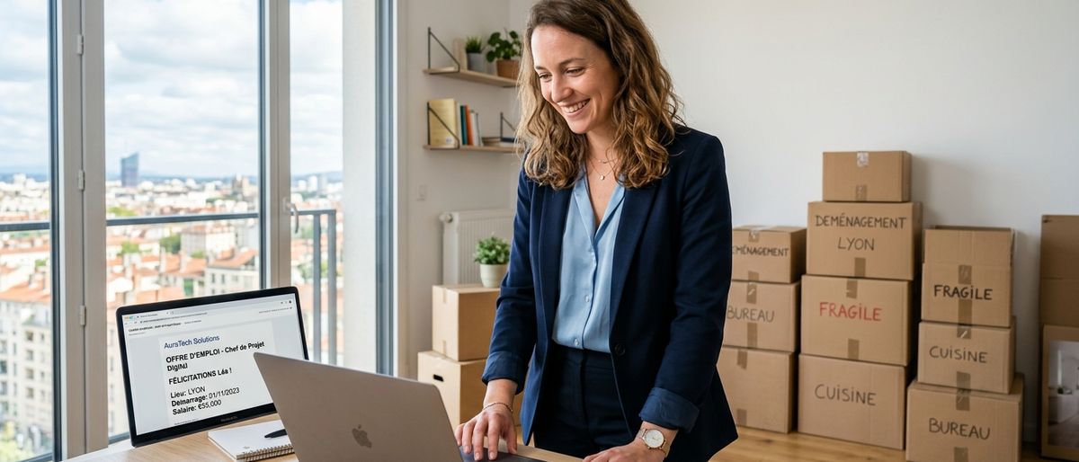 Relocation professionnelle : changer de ville pour un emploi — illustration article Candidatop