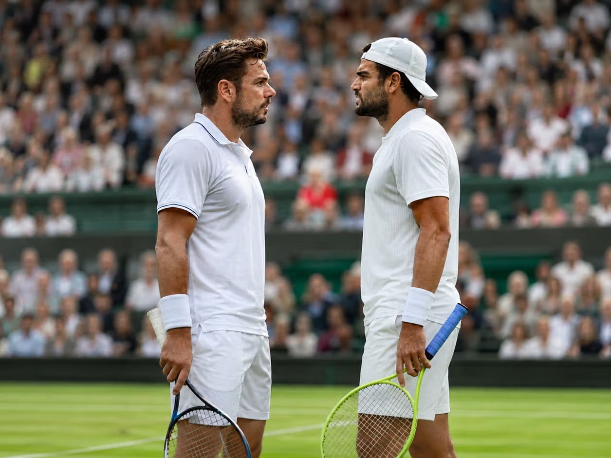 Berrettini-Wawrinka at Wimbledon: the serve against time