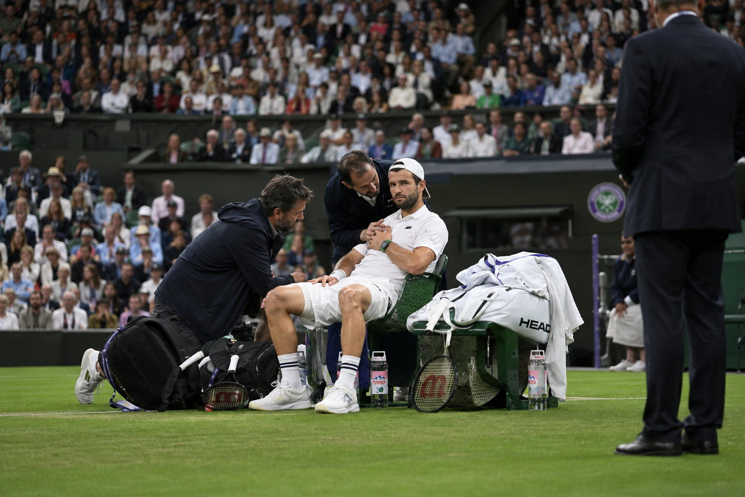 Un anno dopo, lo stesso prato: Dimitrov e la paura che si vince punto per punto