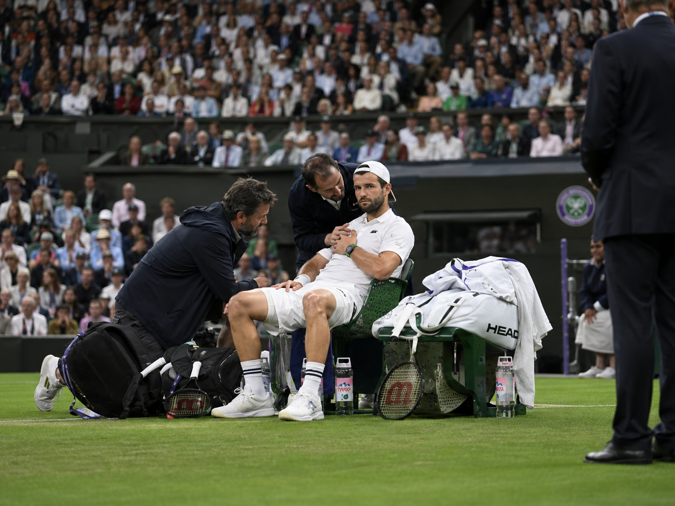 Un anno dopo, lo stesso prato: Dimitrov e la paura che si vince punto per punto