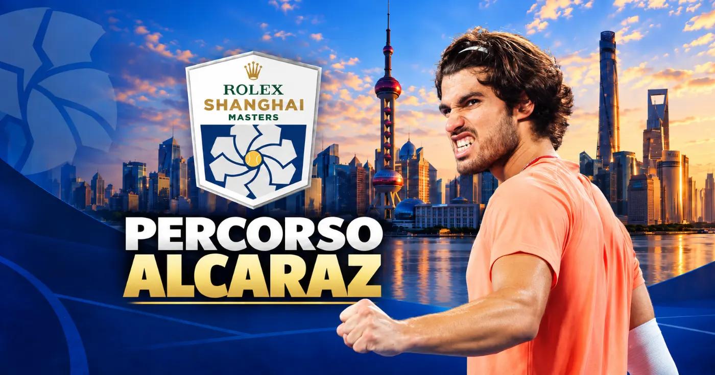 Alcaraz en el Masters 1000 de Shanghái