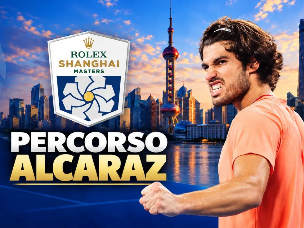 Alcaraz en el Masters 1000 de Shanghái