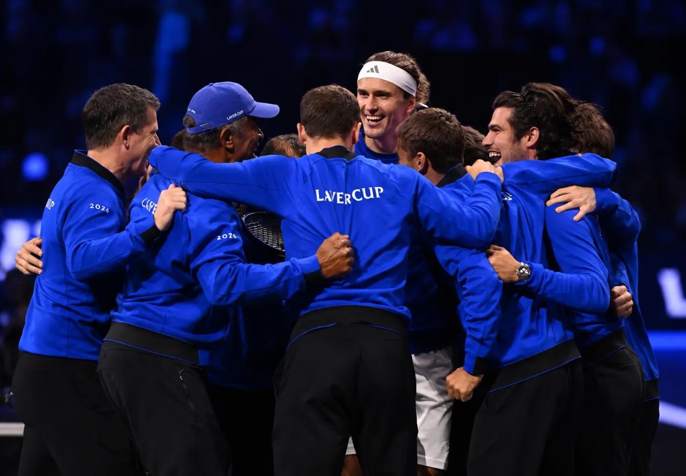 El Team Europe celebra la victoria en la Laver Cup 2026