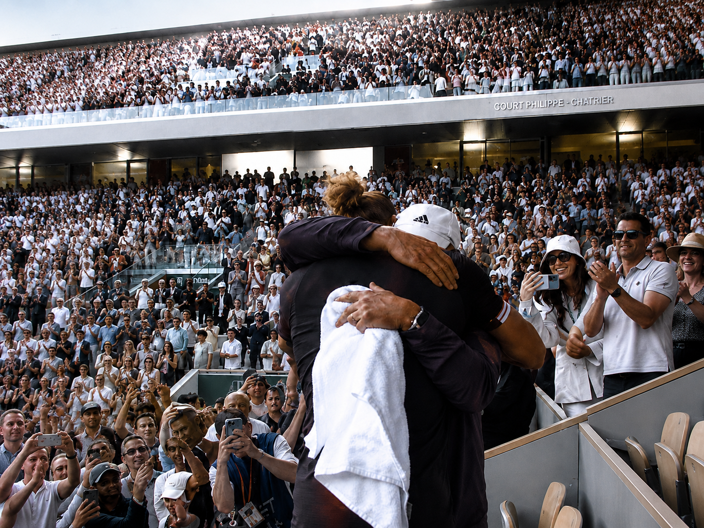 Zverev e l'abbraccio con il padre: una vittoria lunga ventinove anni al Roland Garros