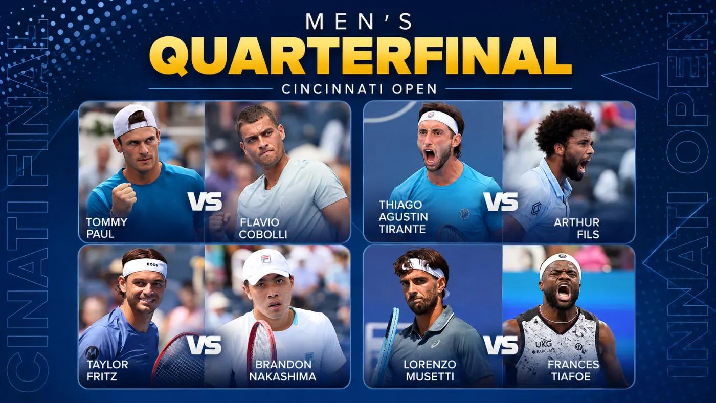 Cincinnati: Cobolli und Musetti im Viertelfinale
