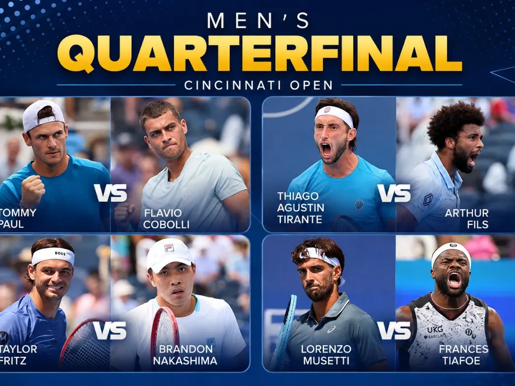 Cincinnati: Cobolli und Musetti im Viertelfinale