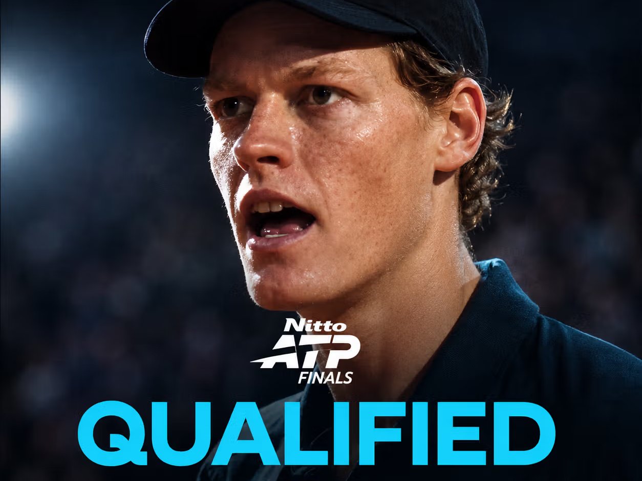 Sinner Already In Turin: First To Qualify For The ATP Finals 2026