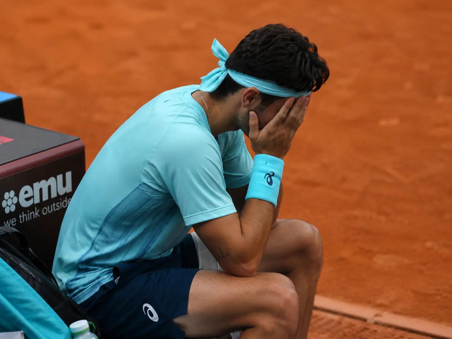 Musetti will not take part in Roland Garros: rectus femoris injury