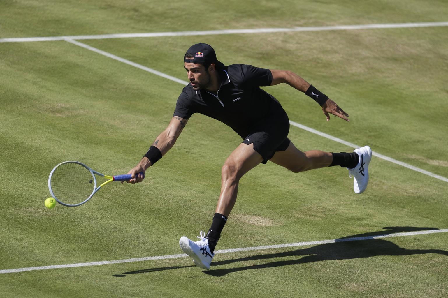 Berrettini rumbo a Wimbledon: cero partidos sobre hierba, pero "estaré listo"