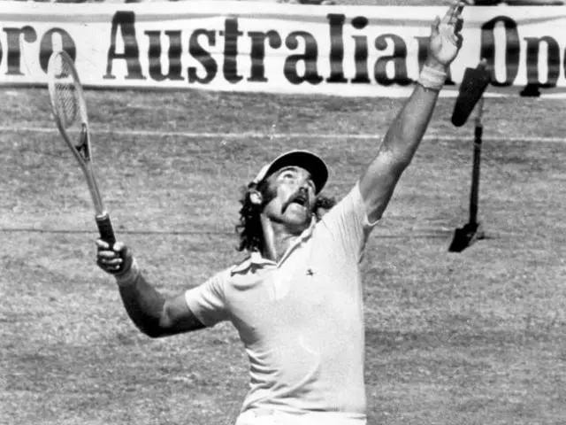 Mark Edmondson bei den Australian Open 1976