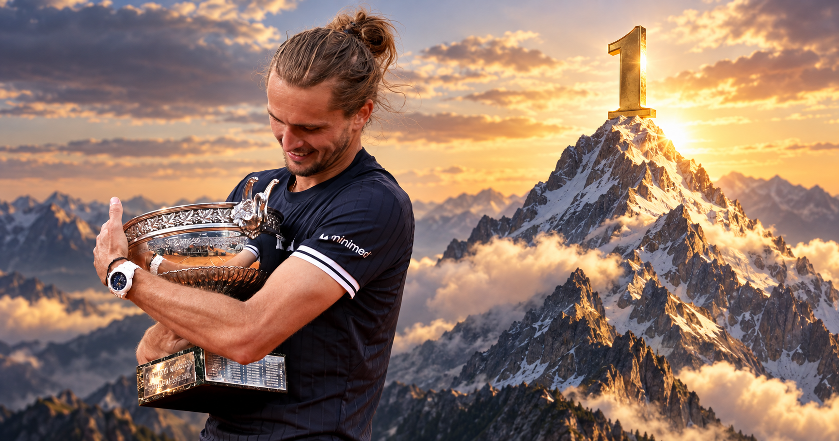 Zverev raggiunge la vetta del ranking ATP