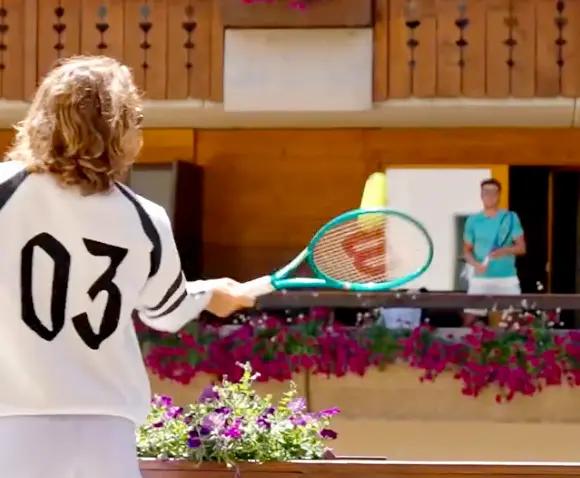 Ruud and Tsitsipas in Gstaad: The Balcony Rally That's Going Viral