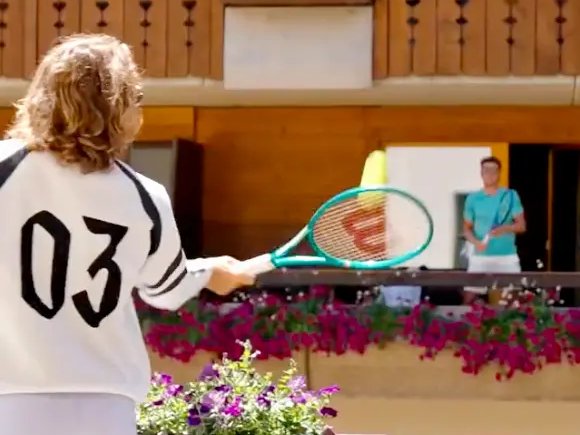 Ruud and Tsitsipas in Gstaad: The Balcony Rally That's Going Viral
