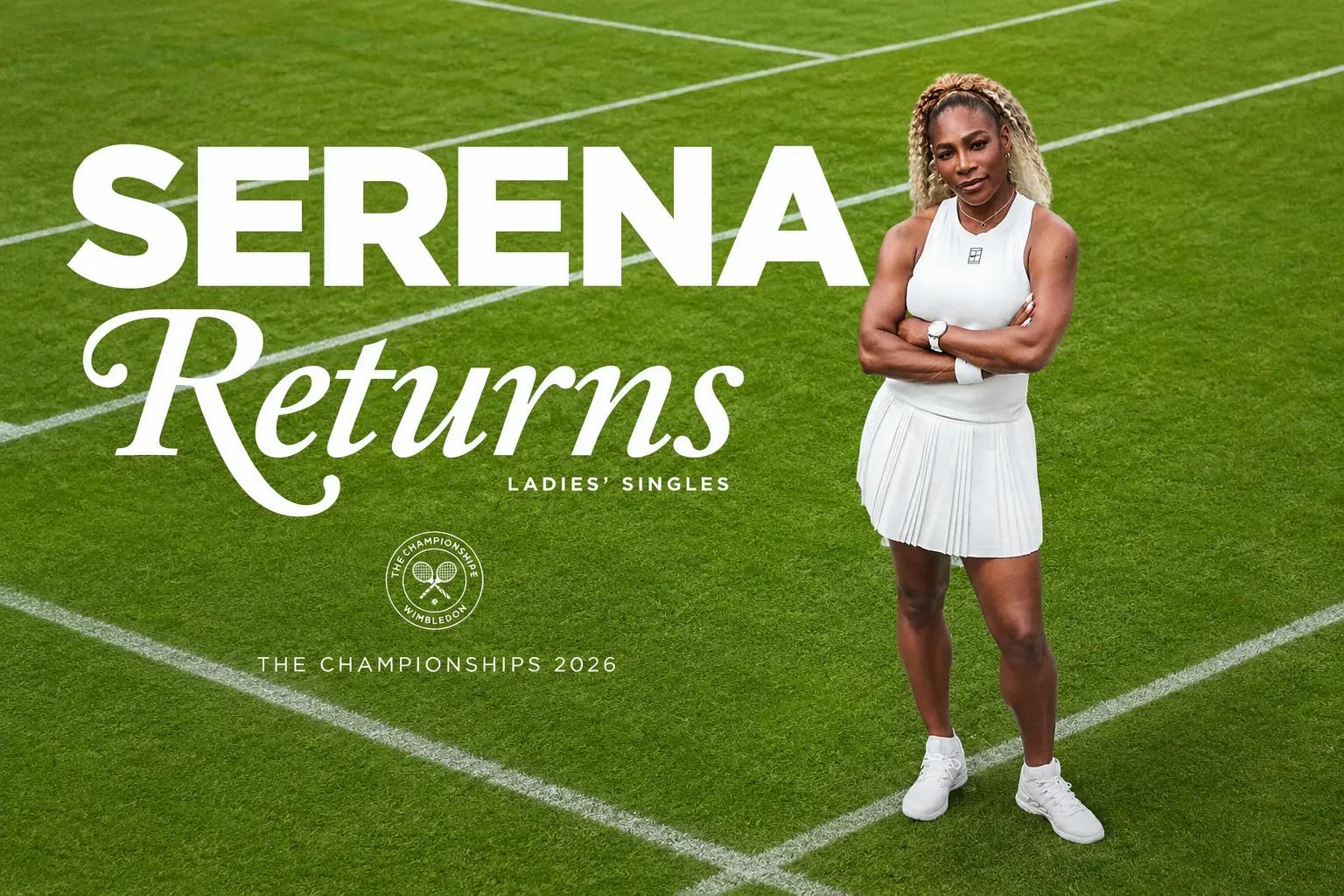Serena Williams Wimbledon Maya Joint