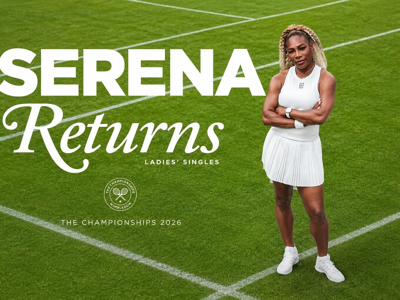 Serena Williams Wimbledon Maya Joint