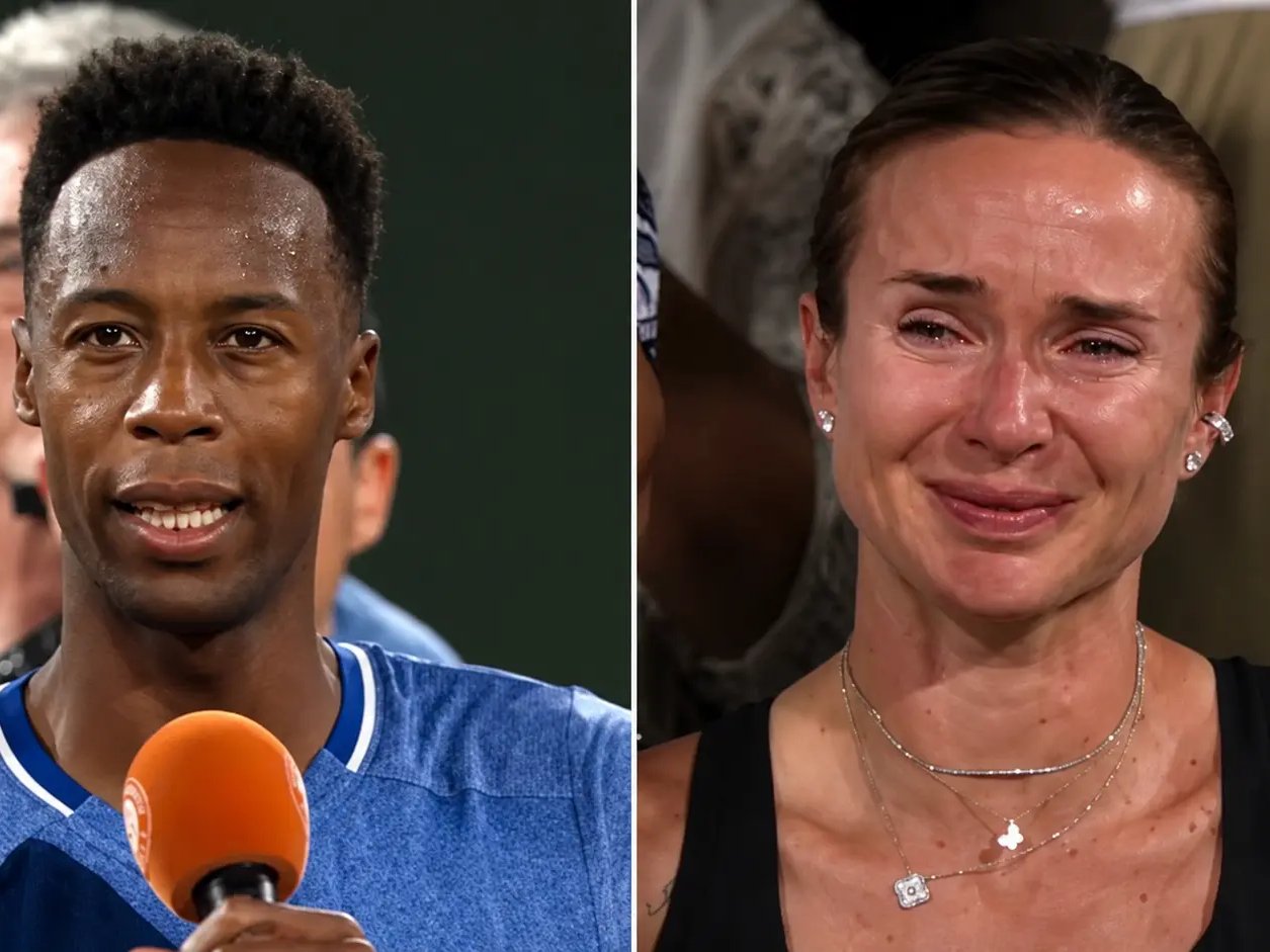 Monfils Roland Garros crying