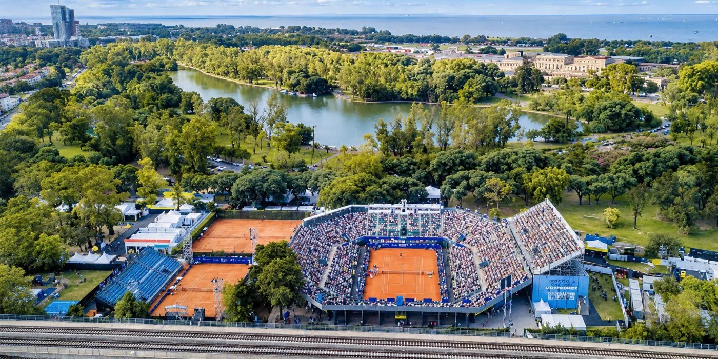 Visuale dall'alto dell'Argentina Open