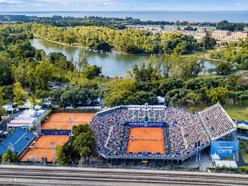 Visuale dall'alto dell'Argentina Open