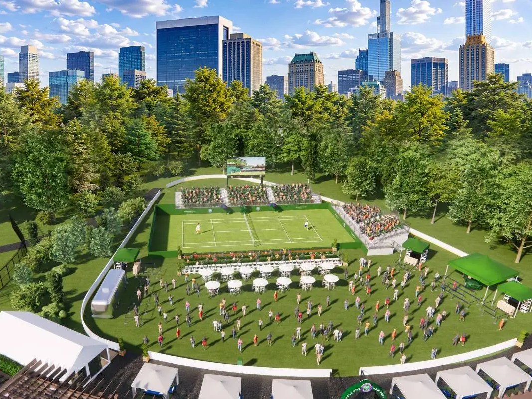 Wimbledon Landet In New York: Ein Rasenplatz Im Central Park