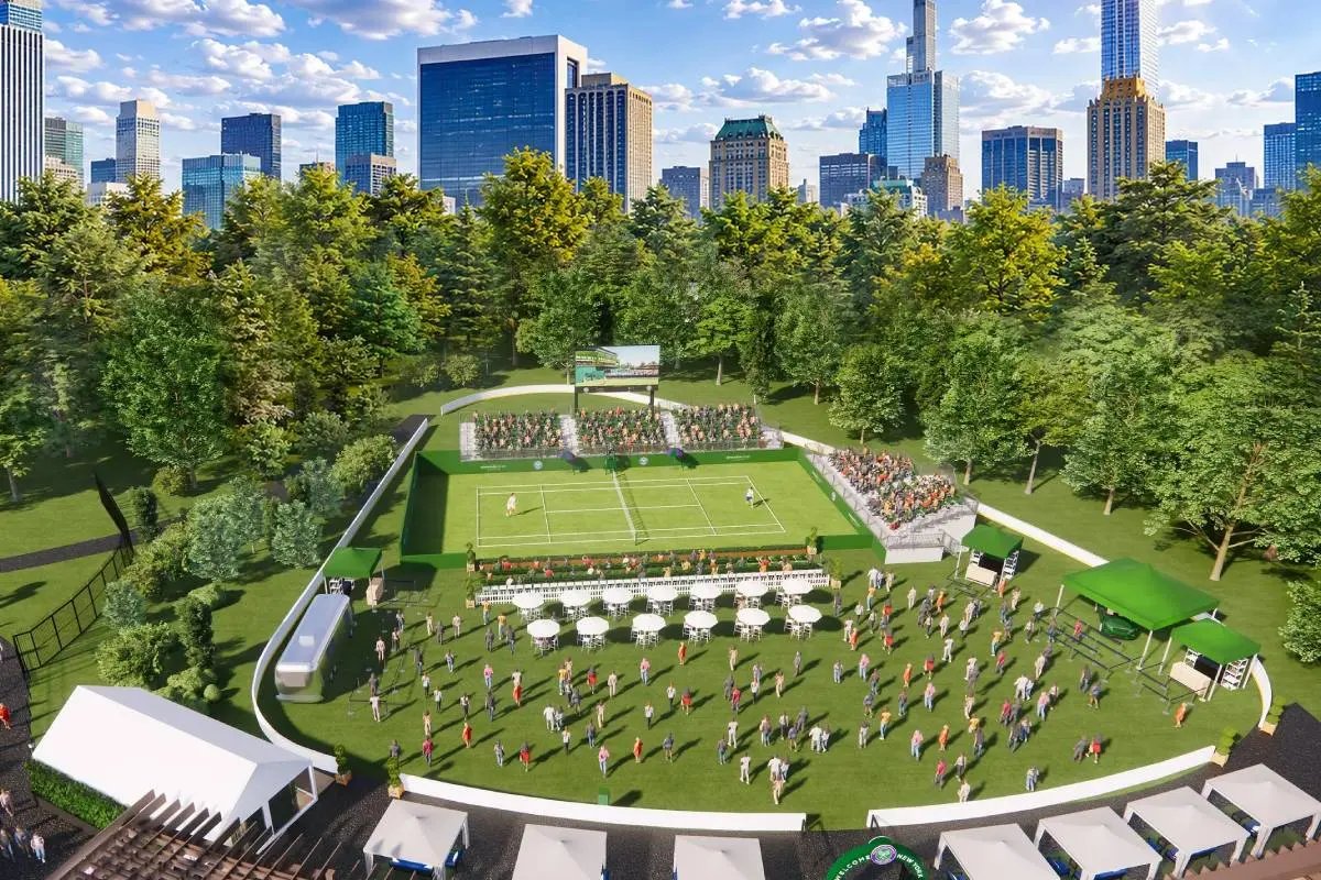 Wimbledon Landet In New York: Ein Rasenplatz Im Central Park
