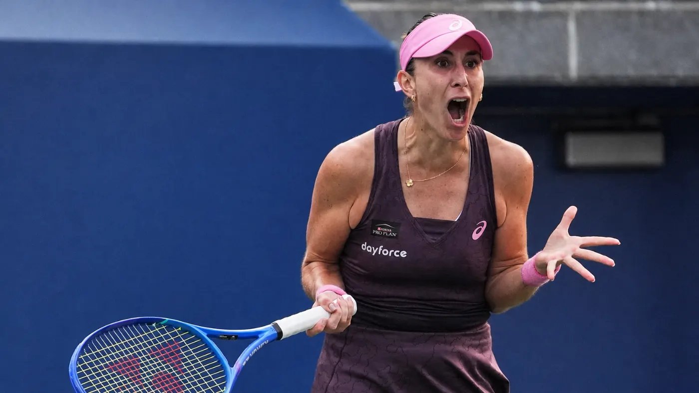 Belinda Bencic hit a spectator with a ball at the US Open first round and stayed on court. It happened on September 1, 2026 at Stadium 17, in...