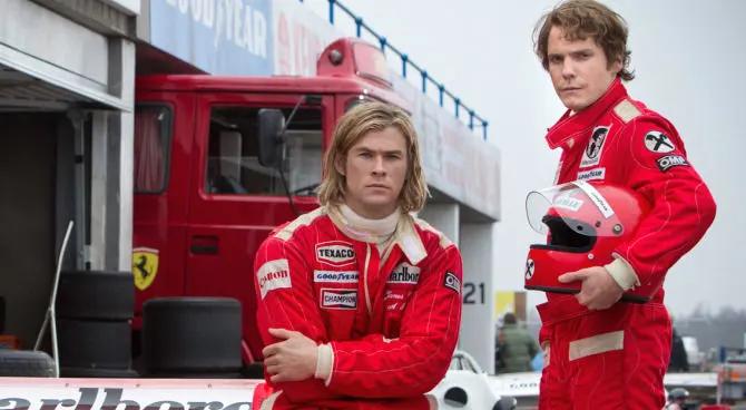 Hunt e Lauda nel film Rush del 2013
