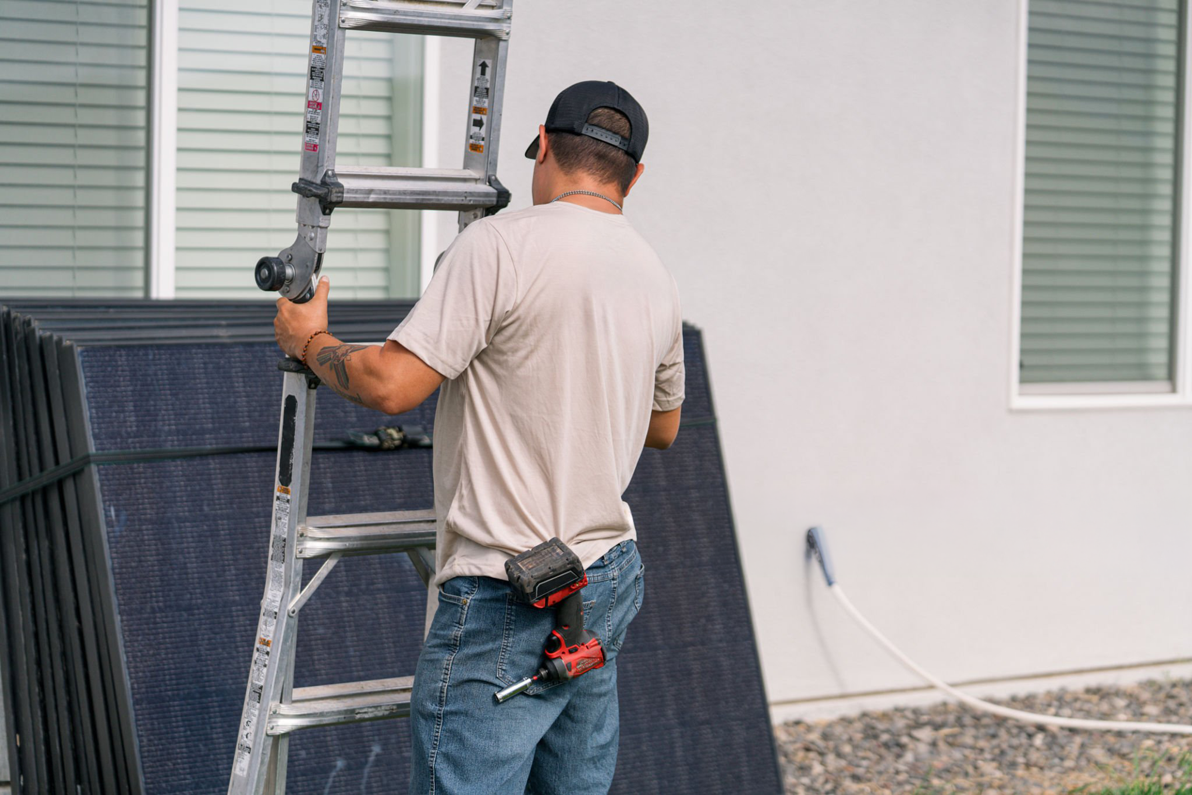 Solar panel installation in Regina by Firefly Solar