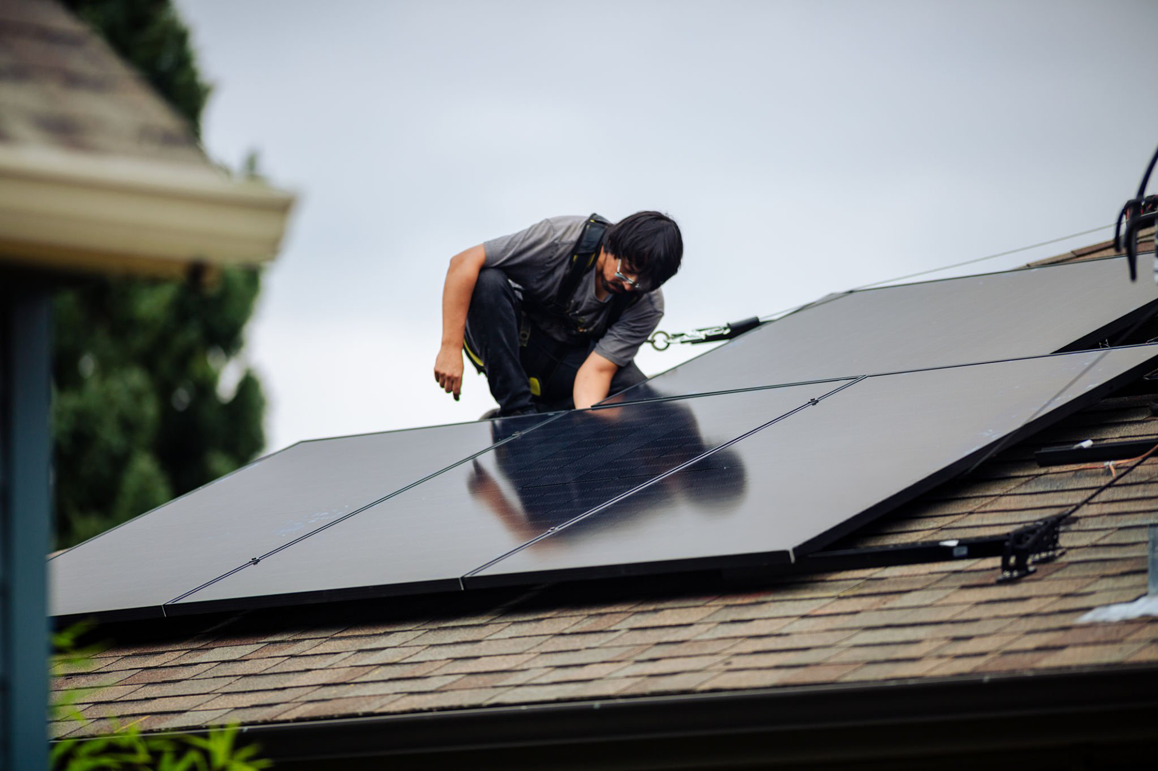 Solar panel installation on a Nova Scotia home by Firefly Solar