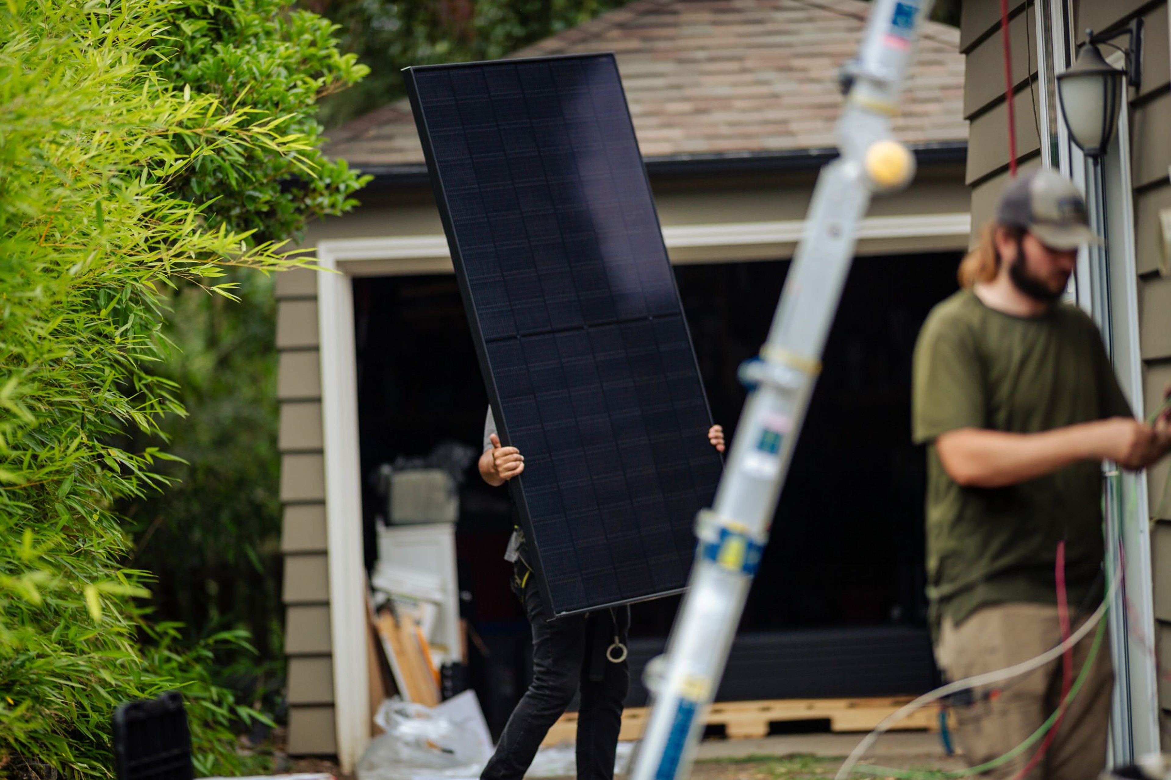 Solar panel installation in Kelowna by Firefly Solar