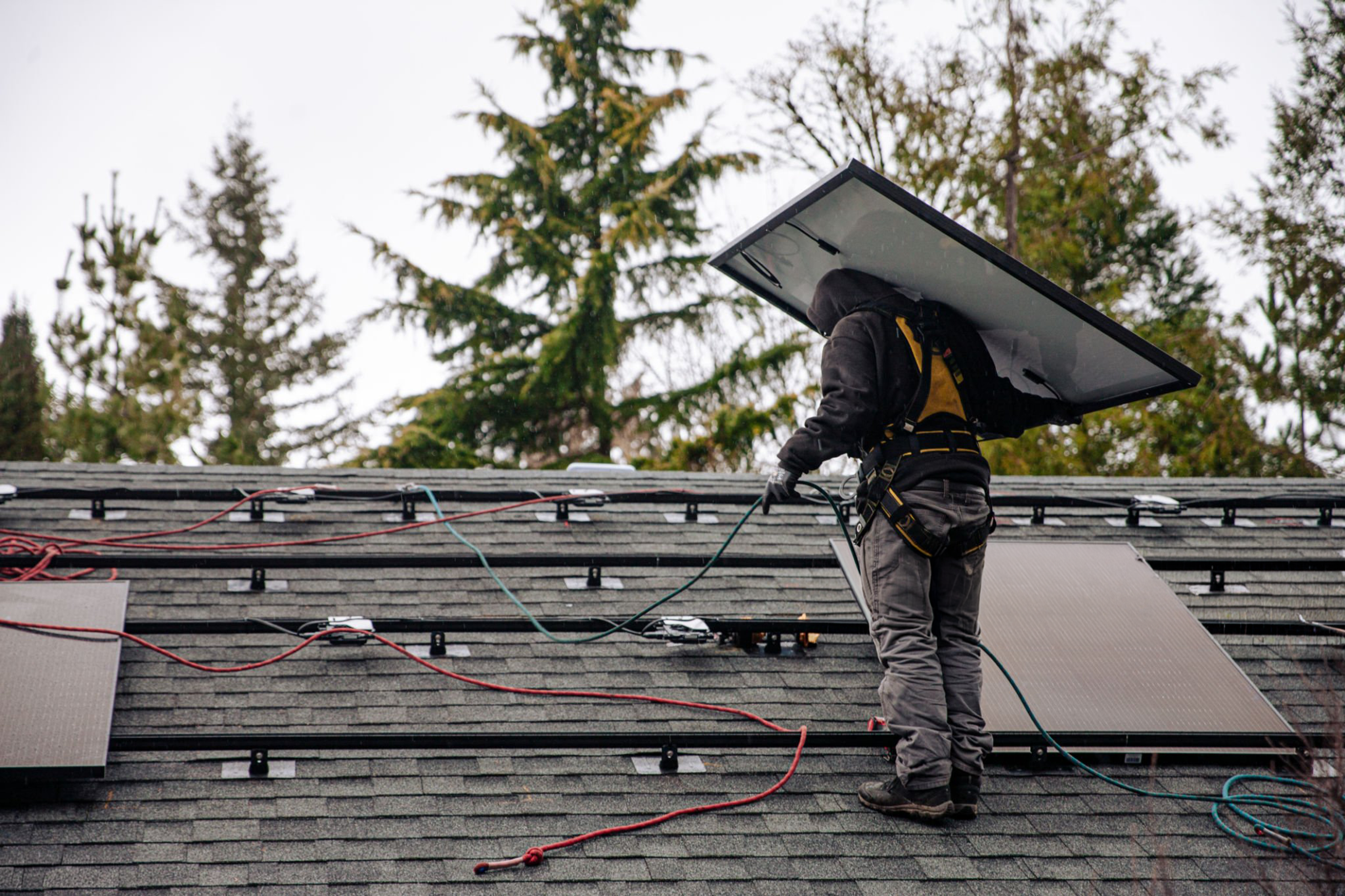 Solar panel installation in Moncton by Firefly Solar