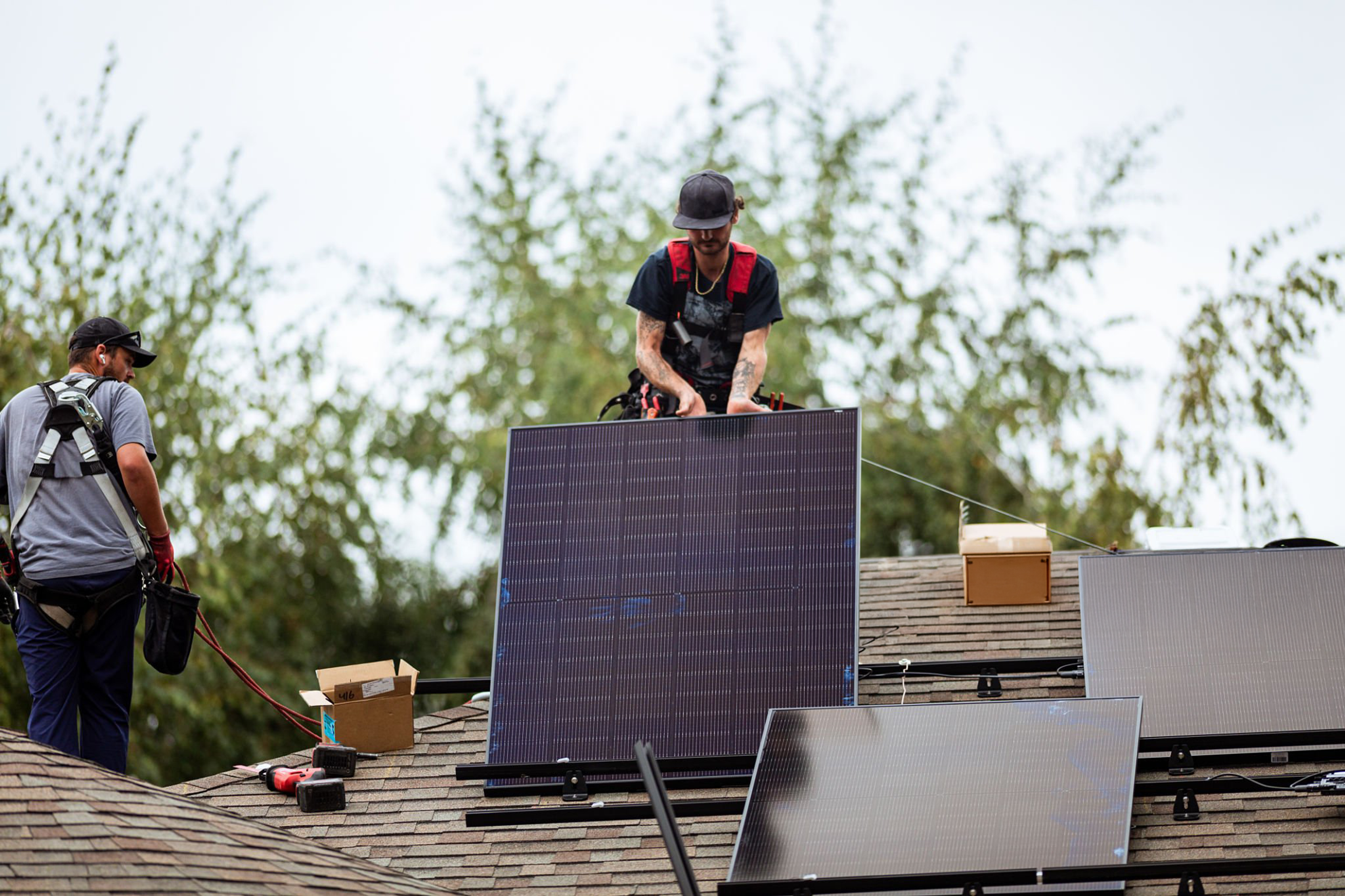 Solar panel installation in Edmonton by Firefly Solar