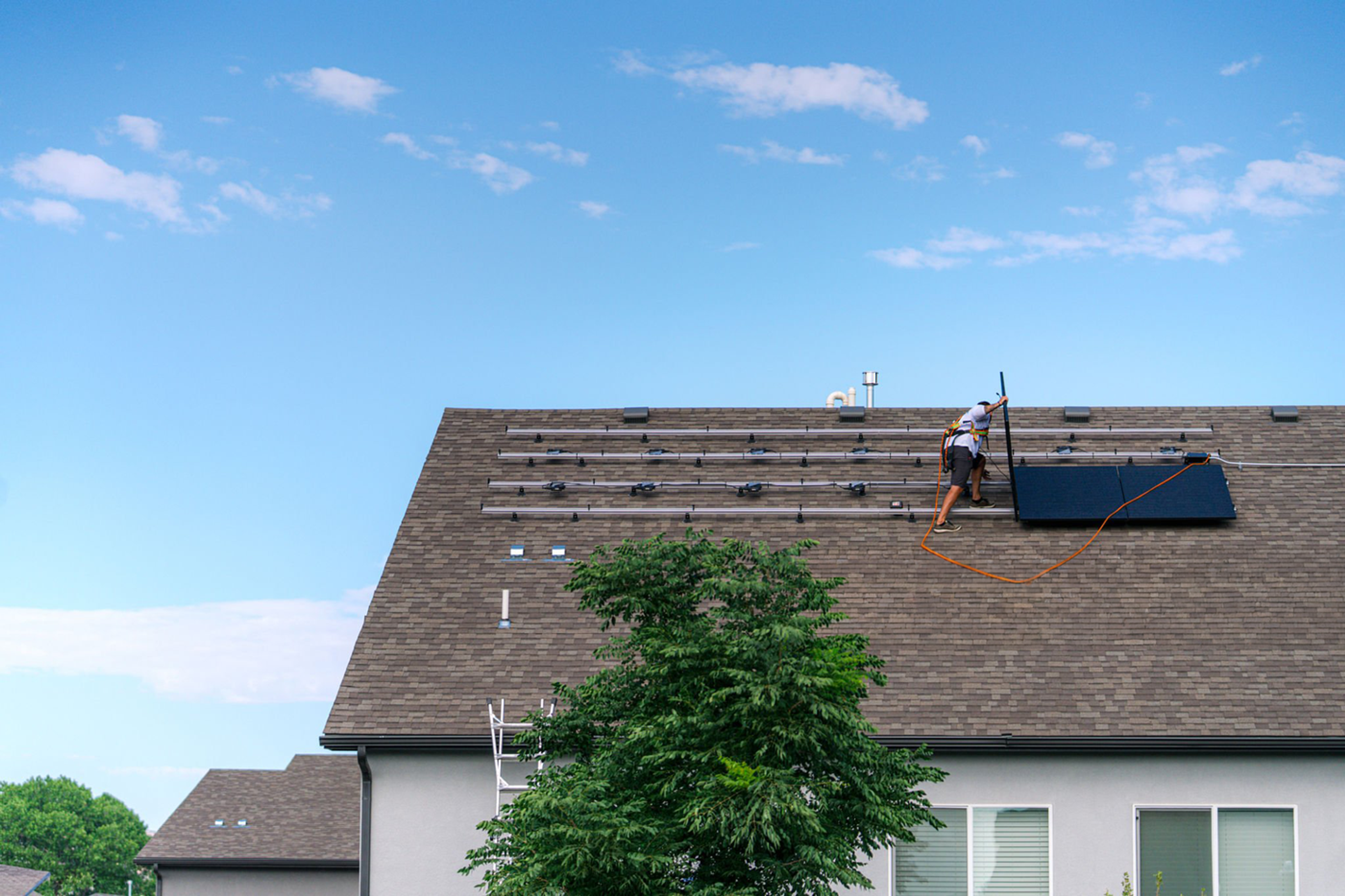 Solar panel installation in Calgary by Firefly Solar