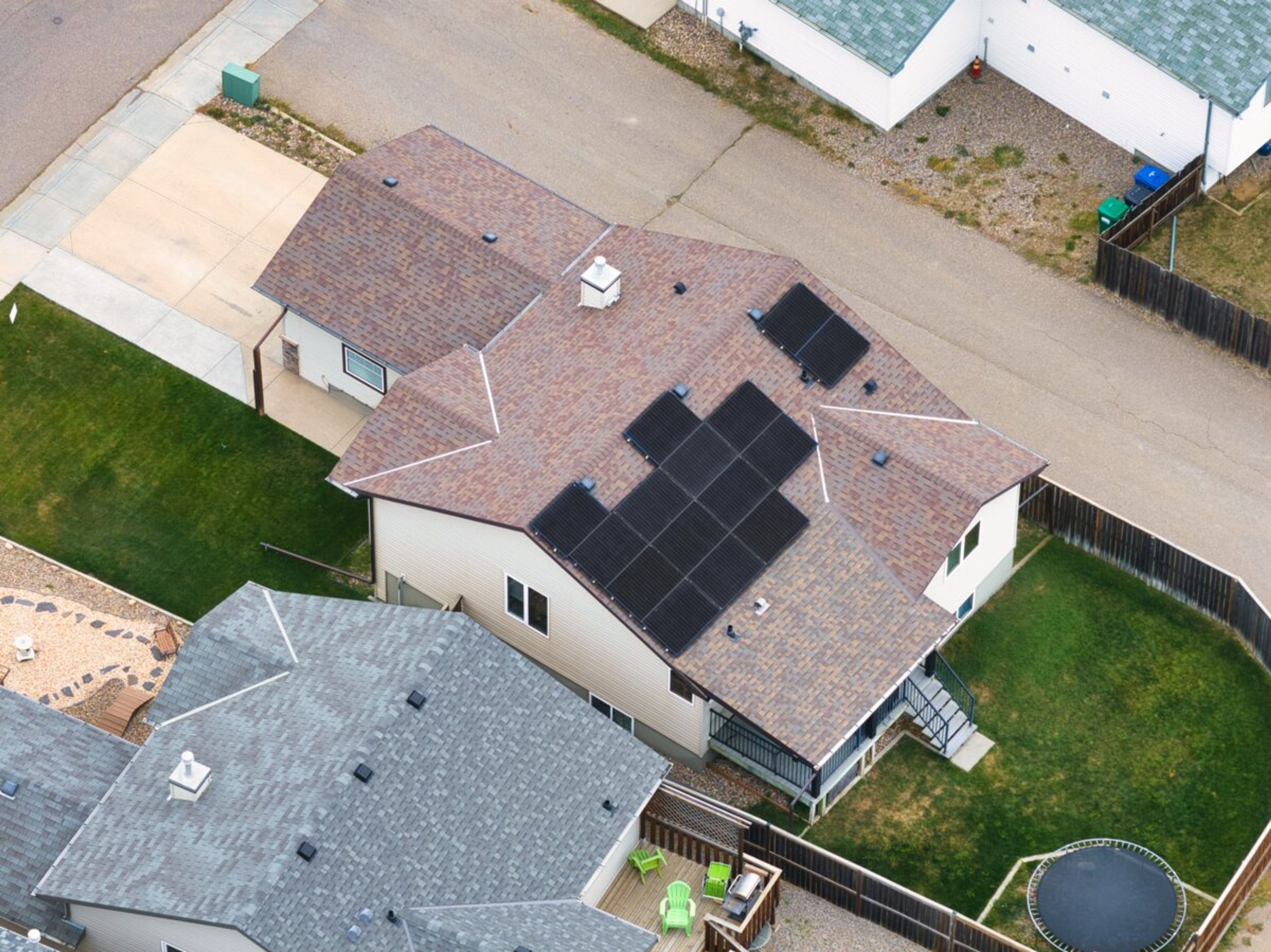 7.5 kW solar installation in Lethbridge, AB