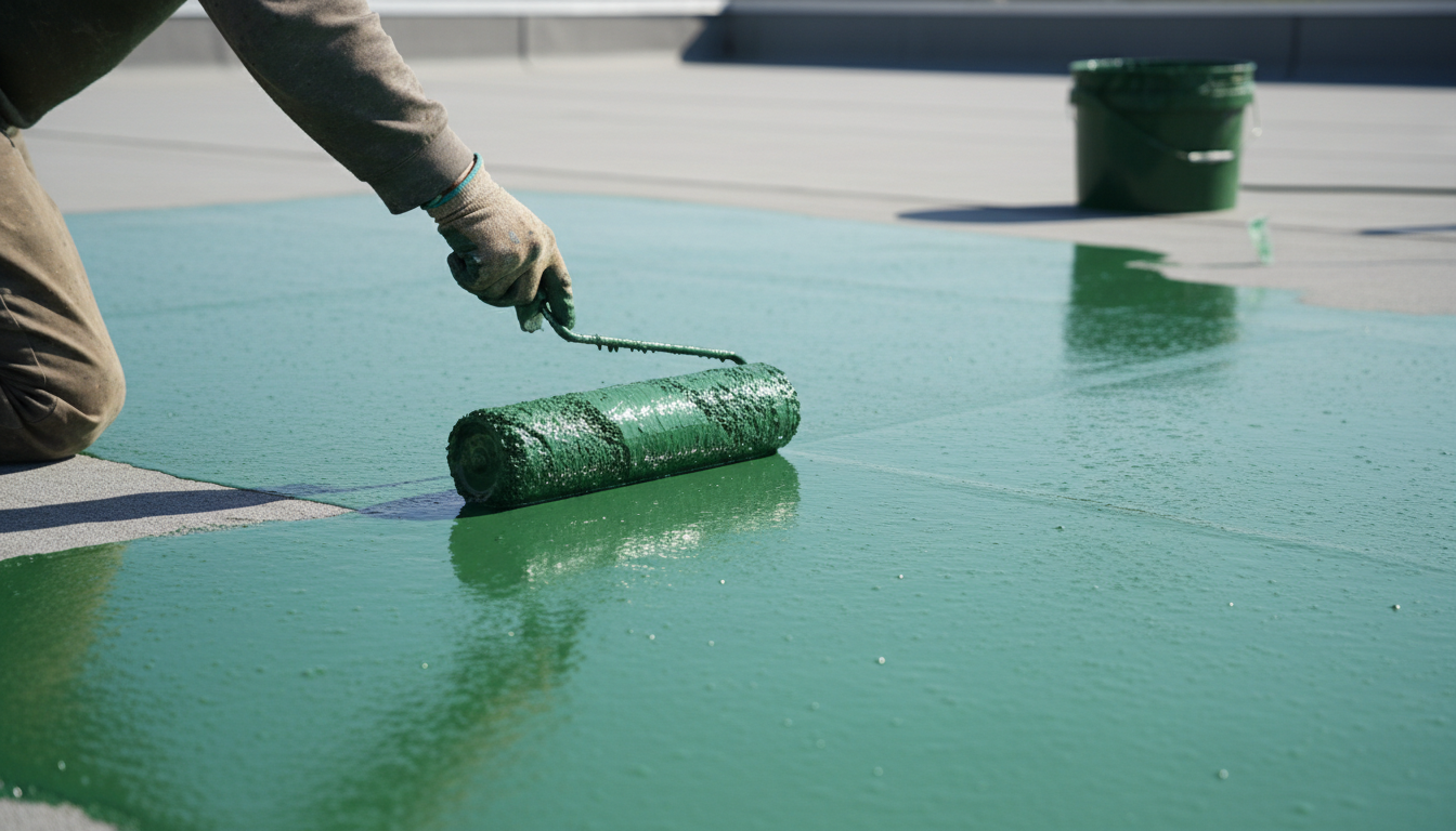 Applicazione di FLEXITEC sulla copertura