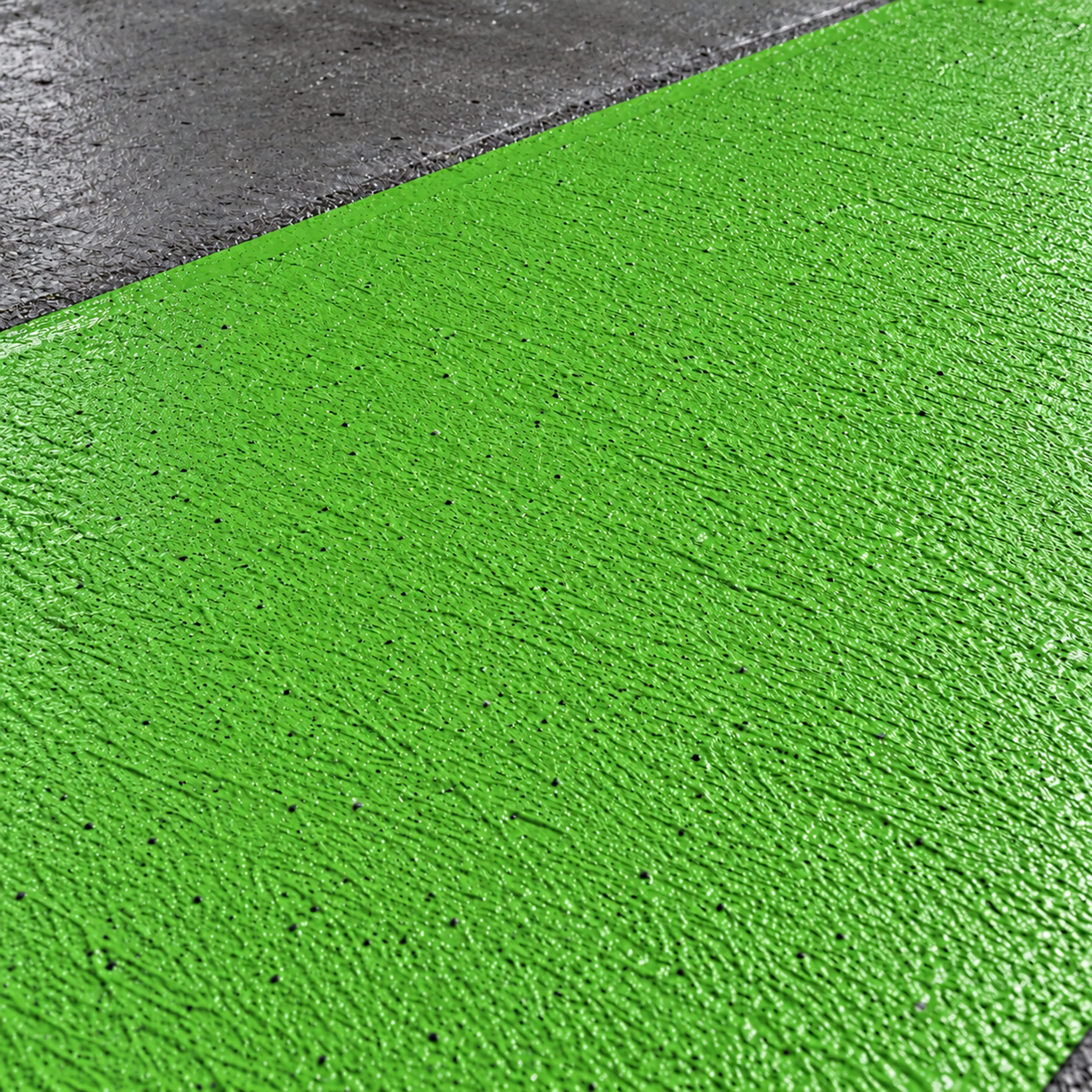 Superficie RESGRIP applicata RAL 6018