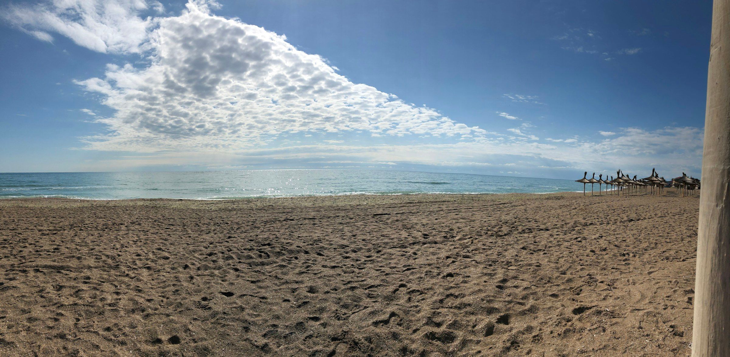 The beach at Vama Veche on the Black Sea coast