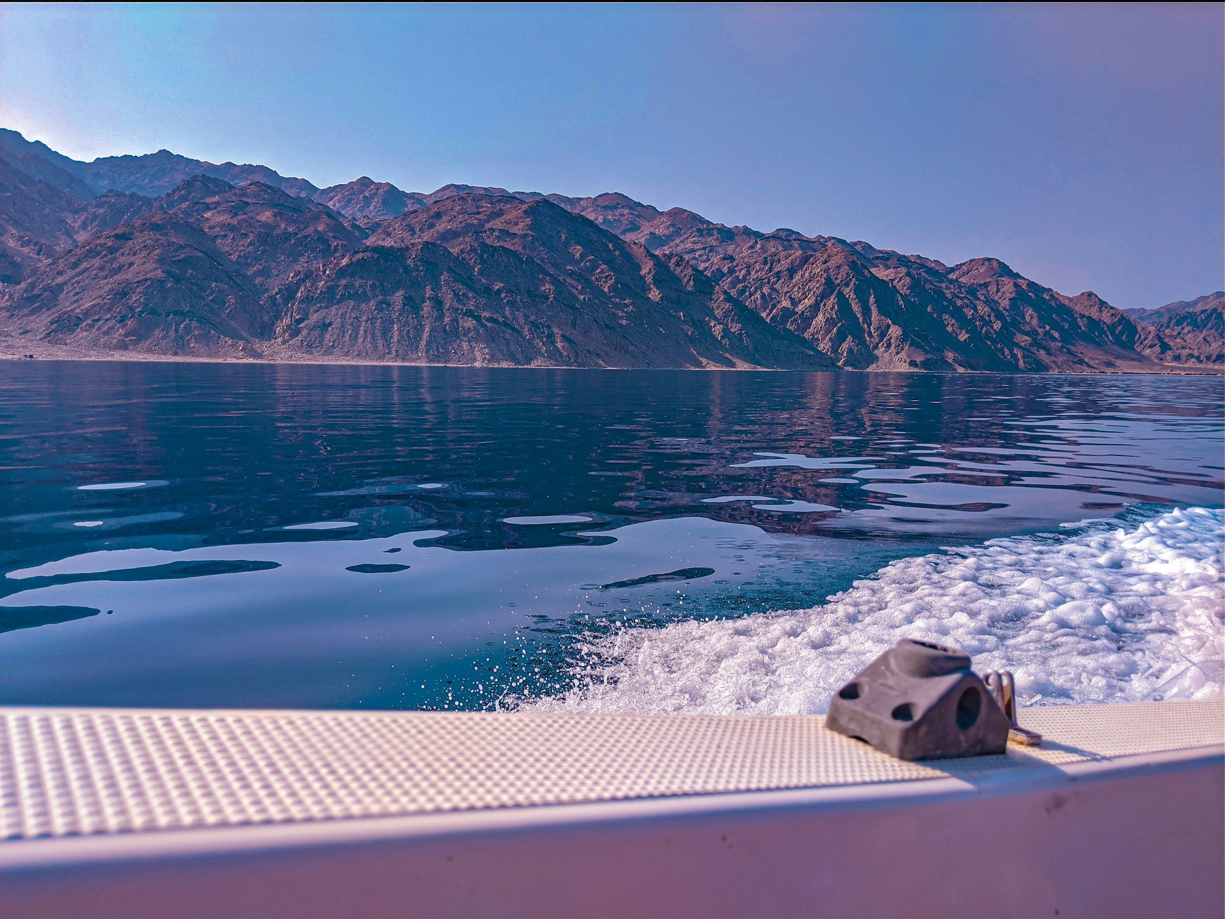 A boat trip on the Red Sea