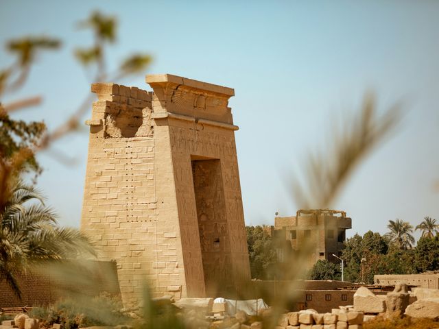 A pylon of the Karnak Temple in Luxor